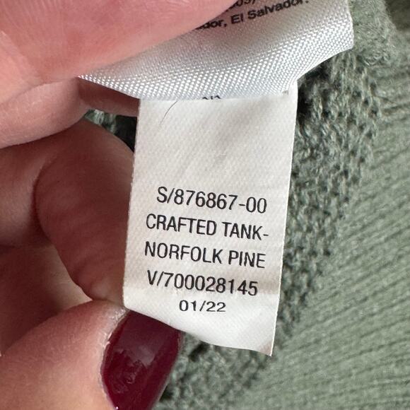 OLD NAVY Cotton Lace Tank Top Women's XL Cottagecore Coastal Grandma Boho Summer - Picture 5 of 8